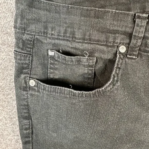 Bandolino Women's 16 Black Straight Leg Denim Jeans - Picture 3 of 10